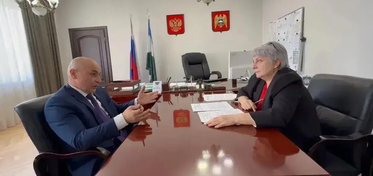 Рабочая встреча с председателем РО ВОРДИ КБР М.Б. Бозиевой 